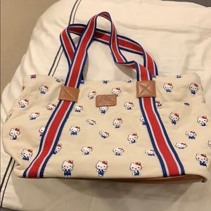 Hello Kitty canvas shoulder bag